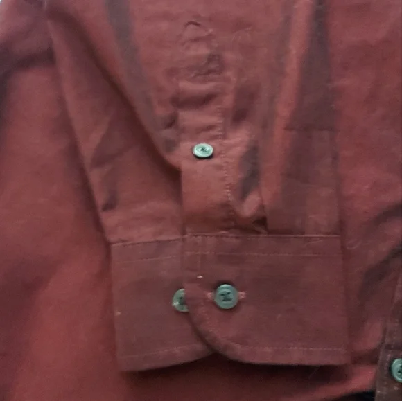 3/$25 Van Heusen. Youth 14/16. Maroon - Picture 2 of 4